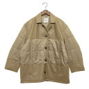 クラネ CLANE VEGAN LEATHER SWITCHING OVER JACKET (BEIGE)