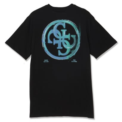 ゲス GUESS ECO Printed Quattro G Tee (JBLK)
