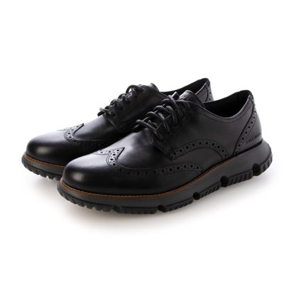 コール ハーン COLE HAAN 4.ゼログランド ウィングチップ ウィンター オックスフォード mens (ブラック/グレーピンストライプ)