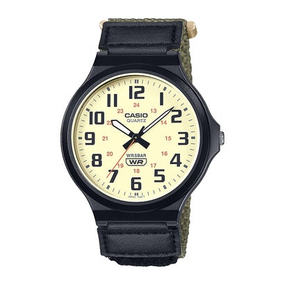 CASIO Collection / MW-240B-3BJF (ブラック×グリーン)