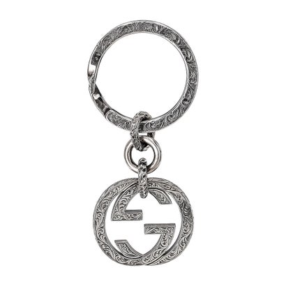 グッチ GUCCI 455308-J8400 キーリング ユニセックス (シルバー) グッチ GUCCI 455308-J8400 キーリング ユニセックス (シルバー)