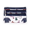 レスポートサック LeSportsac 3ZIP COSMETIC (コージークローズアイボリー)(4)