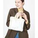 レスポートサック LeSportsac SMALL TWO WAY DENIM TOTE (ホワイトデニム/クリームシェルパ)