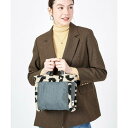 レスポートサック LeSportsac SMALL TWO WAY DENIM TOTE (ブラックデニム/レオパードシェルパ)