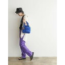 チーク cheek チーク pokkori kinchaku 2way tote(ブルー) (BL)
