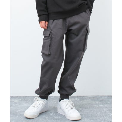 ラット エフェクト RAT EFFECT 裏フリースワイドジョガーカーゴパンツ （チャコールグレー）