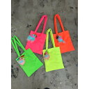 チーク cheek チーク neon monster tote(オレンジ) (OR)