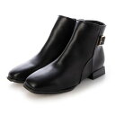 カンサイビス KANSAI BIS ベルト使い ショートブーツ (BLK)