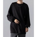 メゾンクラブ MAISON CLUB American Apparel 6oz ロングスリーブTee ロンT 長袖 トップス 無地 Tシャツ コットン100% (ブラック)