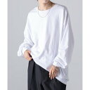 メゾンクラブ MAISON CLUB American Apparel 6oz ロングスリーブTee ロンT 長袖 トップス 無地 Tシャツ コットン100% (ホワイト)