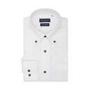 トーキョーシャツ TOKYO SHIRTS 【超形態安定】 プレミアム ボタンダウン 長袖 形態安定 綿100% ワイシャツ (ホワイト)