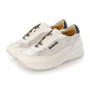 bussola ブソラ ストレッチシューレーススリッポンスニーカー (sky/white) (スカイ / ホワイト)