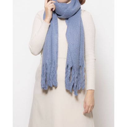 カシュネ cache nez リサイクルポリラッセルニットストール （BL）