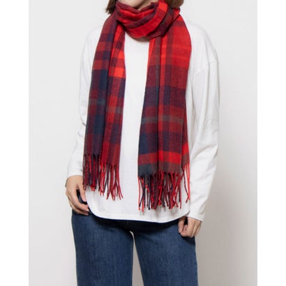 カシュネ cache nez ウール混チェックストール （RE）