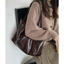 ミニミニストア miniministore トートバッグ レディース 大容量 PU (ダークブラウン)