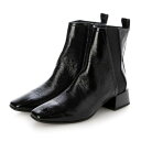 【イタリア製】 ナポレオーニ NAPOLEONI サイドゴアショートブーツ (BLKE)(4)