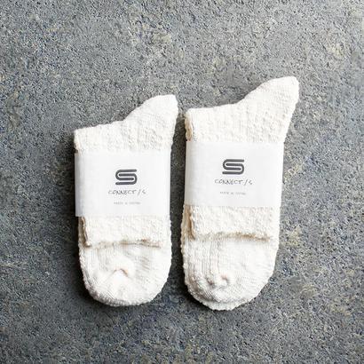 コネクト/エス CONNECT/S ライトウエイト スラブ クォーターソックス （ネイビー）