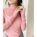 オールウェイグッドタイムニューベーシックストア ALWAYS GOOD TIME NEW BASIC STORE 【M2SUQARED/エムツースクエア】ハイネックシアートップス (ピンク)(4)