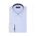 トーキョーシャツ TOKYO SHIRTS 【透け防止】 ワイド 長袖 形態安定 ワイシャツ (サックス)