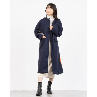 アンナニコラ Anna Nicola キルティング切替コート （モカ）