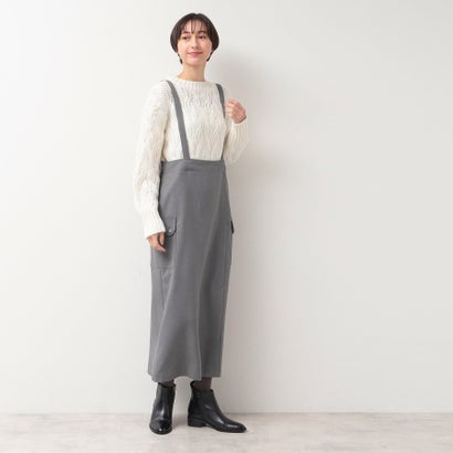 デッサン Dessin サスペンダー付きスカート(XS〜L) (グレー(012))
