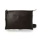 レザーラボラトリー Leather Laboratory 天然シボ本革サコッシュM ダークブラウン