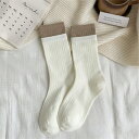 ショッピングゴー shoppinggo 靴下 ソックス レディース カラーソックス デザイン 冷えとり靴下くつ下 socks アンクルソックス ホワイト 黒白 可愛い (ホワイト+キャメル)(4)