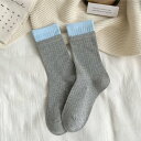ショッピングゴー shoppinggo 靴下 ソックス レディース カラーソックス デザイン 冷えとり靴下くつ下 socks アンクルソックス ホワイト 黒白 可愛い (ライトグレー)(4)
