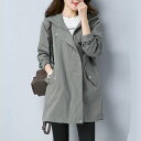 アミュレット Amulet フライフロントマウンテンパーカー レディース 10代 20代 30代 韓国ファッション お出かけ レジャー アウトドア 大人 カジュアル 無地 (グレー)