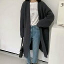 メゾンドラティール maison de LATIR 大人こなれ感のロング丈カーディガン (グレー)