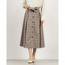 トーナル TONAL ワイドリボンフレアスカート