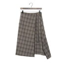 トーナル TONAL アシメグレンチェックスカート