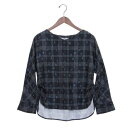 トーナル TONAL レオパードチェックブラウス