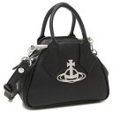 ヴィヴィアン ウエストウッド Vivienne Westwood ハンドバッグ ショルダーバッグ ブラック レディース VIVIENNE WESTWOOD 5C...