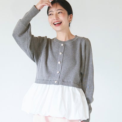 【WEB限定セール】コカ coca ドッキングニット （Gray）のサムネイル