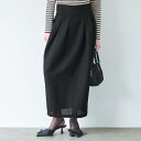 コカ coca リサイクルツイードコクーンスカート (Black)