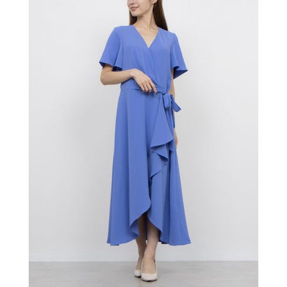 フェイズ エイト Phase Eight Julissa Frill Wrap Dress （Foxglove Blue）