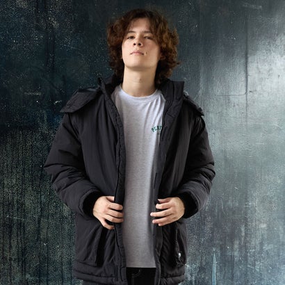 グラソス GLAZOS 【撥水】【保温】機能中綿サーモライト・ミドルコート (ブラック)