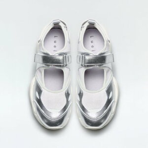Equuleus/エクレウス(Silver)ベルクロボリュームスニーカーサンダル