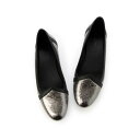 アルシュ arche 【訳あり新品】LAKRYE フラットパンプス (SEQUIN/NAKA) (シルバー/ブラック) (ARGENT/NOIR)