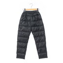 エーディーワン A.D.ONE A.D.ONE ジュニア キッズ ダウンパンツ エーディーワン 防寒 アウトドアパンツ (ブラック(1ストレート))