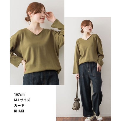 ジャングルジャロピー JUNGLE JALOPY ワッフルロングスリーブプルオーバー （KHAKI）