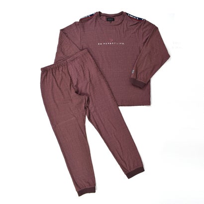 アダバット リラックスウェア アンダーウェア adabat RELAX WEAR / UNDER WEAR 婦人長袖パジャマ (ワイン)