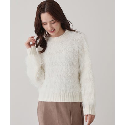 ジャイロ JAYRO シャギーラメニット N15ー071 （シロ）