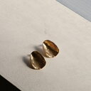 ノエルマーケット Noelmarket ピアス 金属アレルギー対応 楕円 つけっぱなし 大きめ シンプル 両耳用 レディース アクセサリー (ゴールド)(4)
