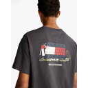 トミー ヒルフィガー TOMMY HILFIGER リラックスノベルティーTシャツ (マルチ)