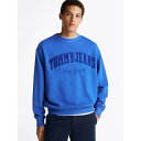 トミー ヒルフィガー TOMMY HILFIGER リラックスヴィンテージクルーネックトレーナー (マルチ)