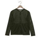 モンベル mont-bell WIC.カーディガン Women's (ダークグリーン)