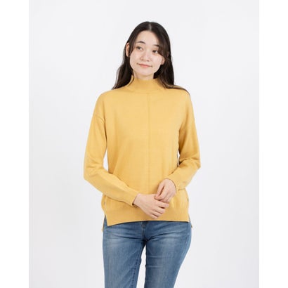 エグランティーヌ EGLANTINE スナッププルオーバーハイネックニット (イエロー) エグランティーヌ EGLANTINE スナッププルオーバーハイネックニット (イエロー)