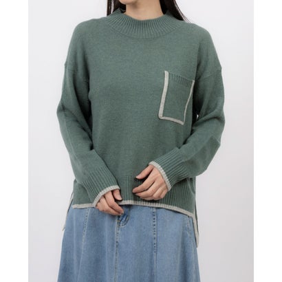 【2018SS】秋冬物 カシミアロングセクション モスグリーンLサイズ ノーボタン チェスターセレブ woolカシミヤ95％ガウン★上質★ セーター カシミヤ 100% 秋冬 日本製 L サイズ モスグリーン（濃緑色